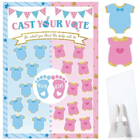 Buy Gender Reveal Cast Your Votes Game Board For Gender Reveal Party