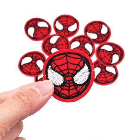 Pcs Spider Man Her I Legal Ferro Em Costura Em Apliques Bordados