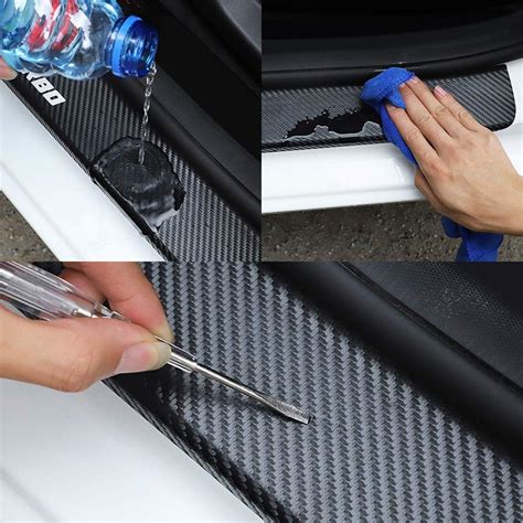 Buy WANGXI Car Door Sill Stickers For Lada Vesta Xray VAZ 2110 Car Door