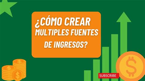 Como Crear Multiples Fuentes De Ingreso Caminandoalexitosiempre Youtube