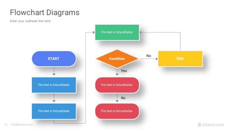 Flowchart Diagrams PowerPoint Template Designs - SlideGrand