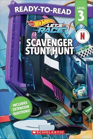Hot Wheels Scavenger Stunt Hunt Ready To Read Level Mattel