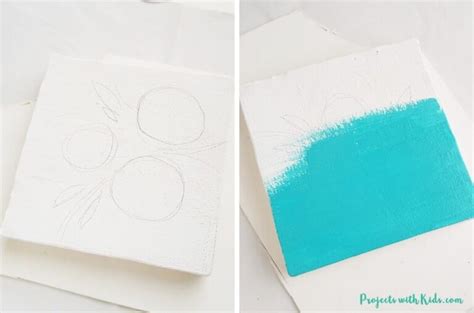 Simple Rose Painting Tutorial with Step by Step Photos - Projects with Kids