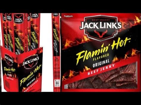 Jack Link S Flamin Hot Beef Stick And Jerky Review YouTube