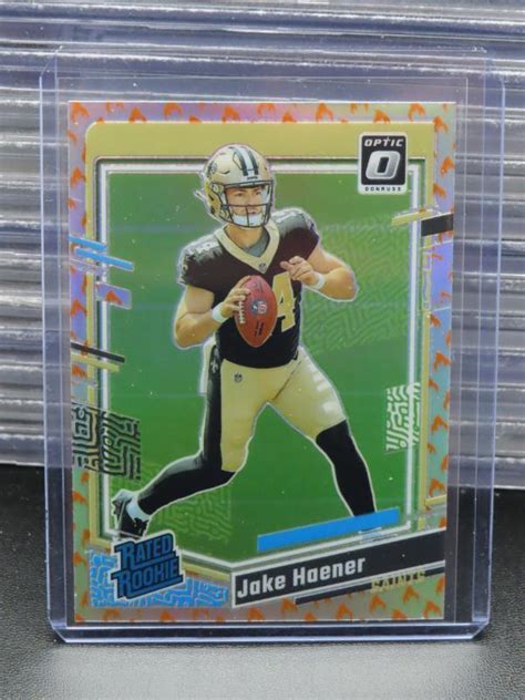 Donruss Optic Jake Haener Fire Emoji Prizm Ssp Rated Rookie Rc