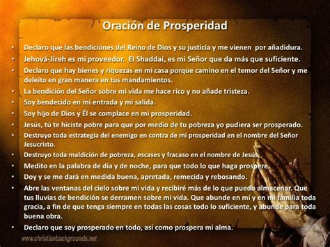 Oracion De Prosperidad 2010