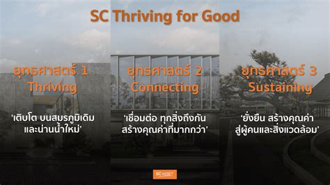 SC เปดโรดแมป เนนสรางองคกรยงยน วางเปา 100 000 ลานใน 4 ป