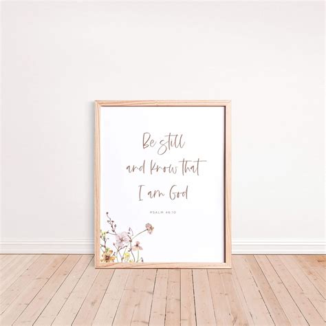 Psalm 46:10 Wall Art – Good Prints Collective