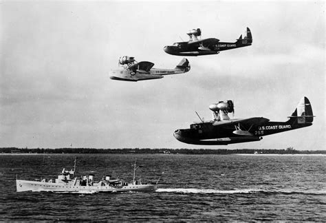 USCG aircraft from the Coast Guard Air Station Miami, Florida, greet ...