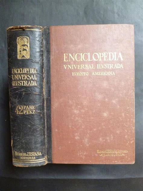 Enciclopedia Universal Ilustrada Europeo Americana Espasa Calpe