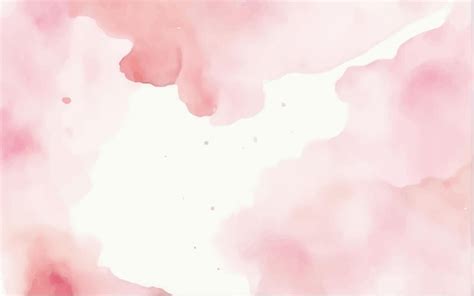 Fundo Aquarela Rosa Detalhado Pintado M O Vetor Premium