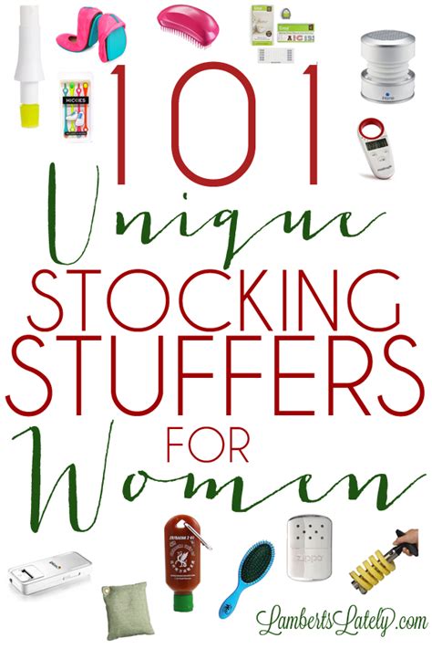 101 Stocking Stuffer Ideas For A Wife Or Mom Unique Stocking Stuffers