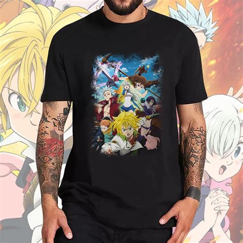 Camiseta Camisa Nanatsu No Taizai Sete Pecados Capitais 3d Original