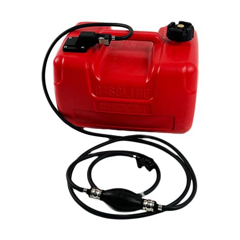 Fudatong Portable Boat Fuel Gas Tank 12l 3 Gallon Marine Outboard Gas Tank With Connector For