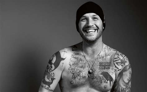 Download Tom Hardy Tattoos Wallpaper | Wallpapers.com