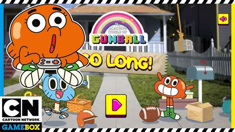 The Amazing World Of Gumball Gameplay Go Long Gumball Gets A High