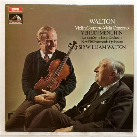 Walton : violin concerto - viola concerto by Yehudi Menuhin / Sir ...