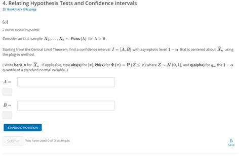 Relating Hypothesis Tests And Confidence Intervals Chegg