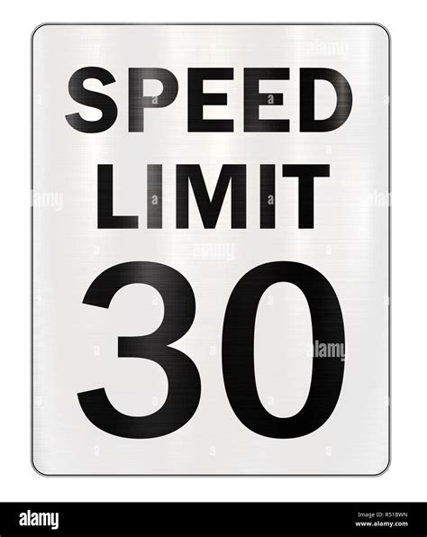 30 Mph Road Sign Cut Out Stock Images And Pictures Alamy