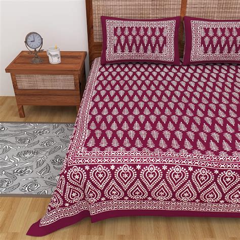 Buy Bedzone Cotton Rajasthani Jaipuri Sanganeri Traditional Floral