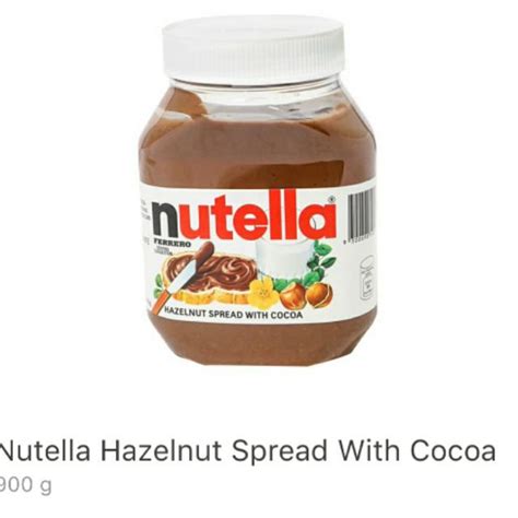 Ferrero Nutella Hazelnut Spread With Cocoa 900g 1kg Zx18 Shopee