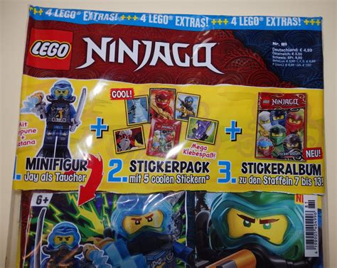 Lego Ninjago časopis Hračka Lego Jay 892181 Album Na Karty Karty