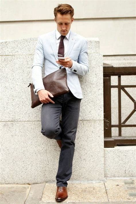 Outfit Ideas To Wear Black Pants With Brown Shoes For Men