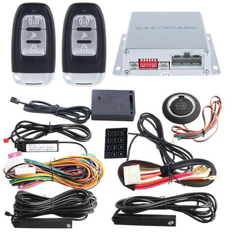 Universal Pke Car Alarm System Auto Start Smart Push Engine Start