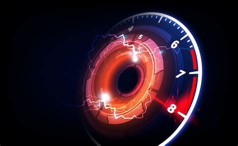 Premium Vector Speed Motion Background With Fast Speedometer Car