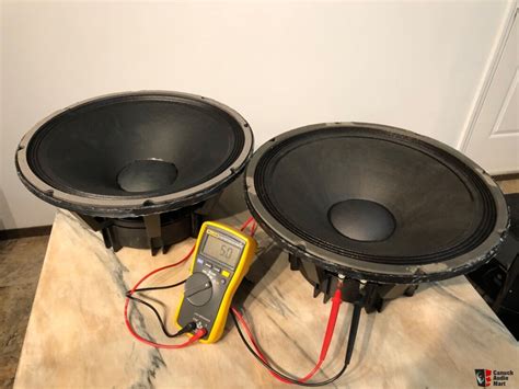 Pair Of Ev Electro Voice Evm B Series Ii Woofer Photo