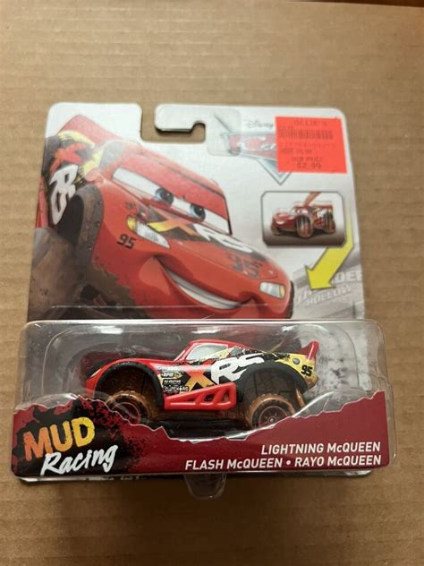 Mattel Disney Pixar Cars Lightning Mcqueen Mud Racing Xrs Xtreme Racing