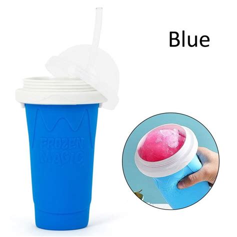 Frozen Magic Squeeze Slushy Maker Quick Smoothies Cup Homemade