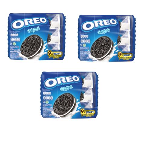 Bundle Of 3 Oreo Vanilla Multipack 9 X 27 6g Halal Shopee Singapore