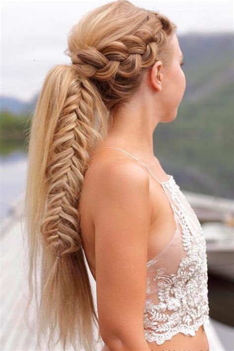 Messy Fishtail Side Braid