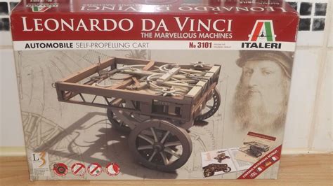 Italeri Leonardo Da Vinci Self Propelling Cart Kit Made In 2010 Uk