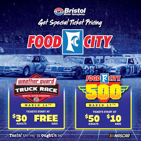 Food City 500 And Weather Guard Truck Race Tickets Available For Purchase Now At Food City