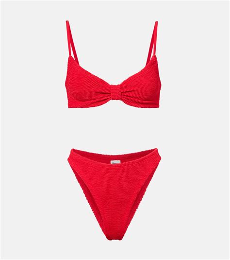 Alicia Bikini In Red Hunza G Mytheresa