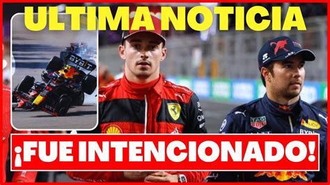 LECLERC Tiene TODA La CULPA En DEJAR FUERA A SERGIO PEREZ EN EL GP DE