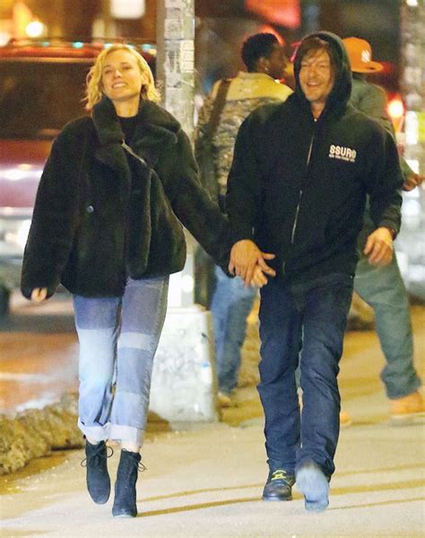 Yes, They’re Dating! Diane Kruger and Norman Reedus Spotted Kissing in ...