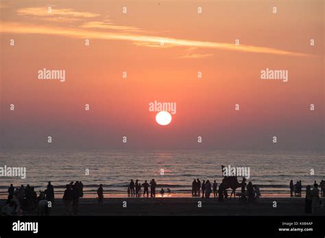 Sea View Clifton Beach Karachi Stock Photo Alamy