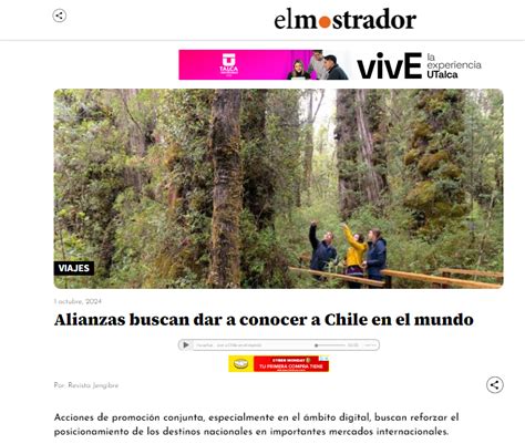 el mostrador alianzas buscan dar  conocer  chile en el mundo