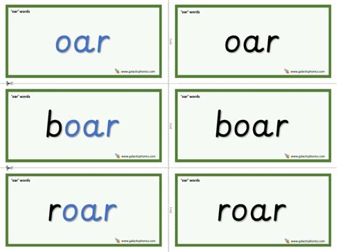 Oar Phonics Worksheets And Games Galactic Phonics