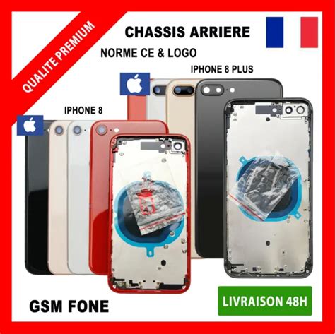 CHÂSSIS ARRIÈRE Vitre Arrière Iphone 7 8 X Xs Max Coque Qualité Comme