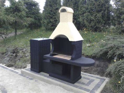 betonowy grill ogrodowy grill wędzarnia dwa w jedn 7209468797