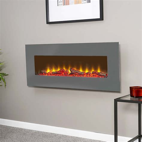 Sureflame WM 9505 Electric Wall Mounted Fire With Remote Control In