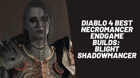 Diablo Best Necromancer Endgame Builds Blight Shadowmancer Prairie