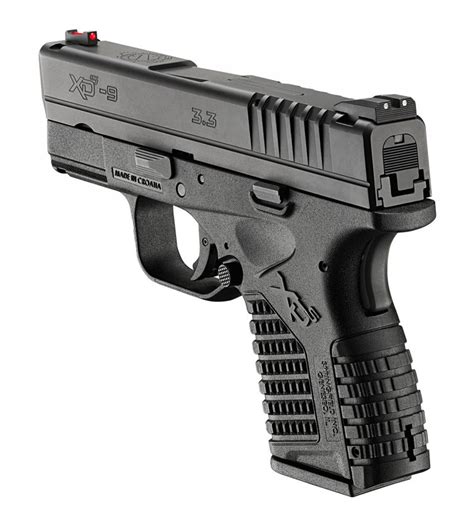 Springfield Xds 33 Single Stack 9mm Black Essentials Package