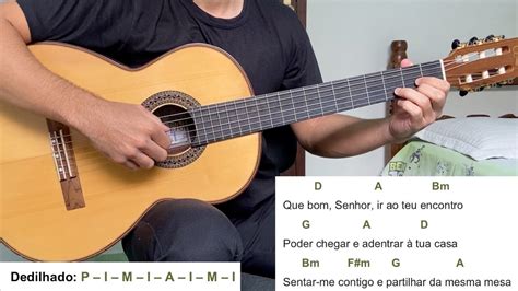 COMO ÉS LINDO canto de comunhão como tocar no violão letra e cifra