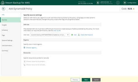 Step 3 1 Specify IAM Role Veeam Backup For AWS Guide