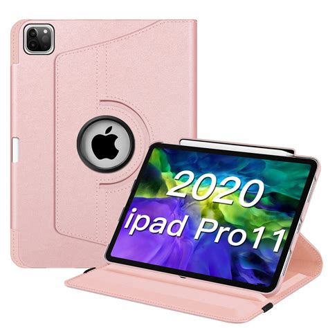 Fintie Ipad Pro 11 Case 2020 360 Degree Rotating Stand Cover With Pencil Holder Auto Sleep Wake